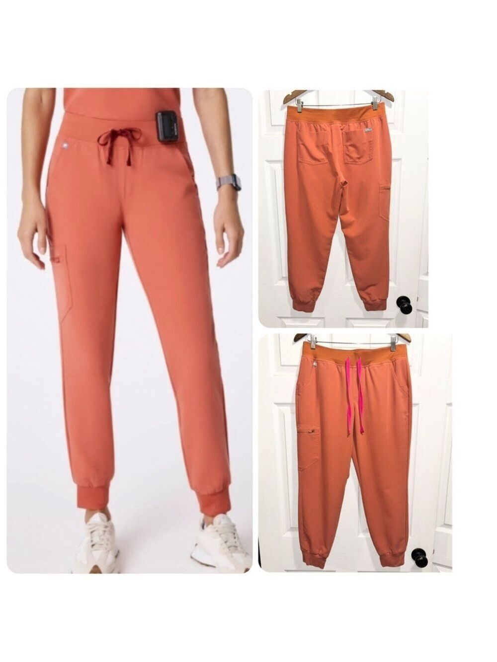 Figs Technical Collection Zamora Jogger Scrub Pants Spiced Cider Size Medium M/P
